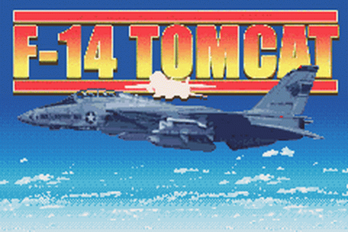 F-14 Tomcat cover art for Game Boy Advance (GBA) video game start menu
