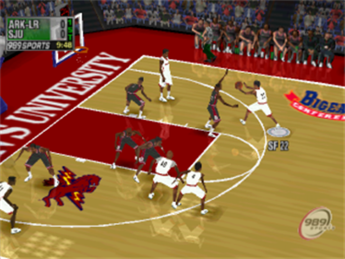 NCAA Final Four 2001 gameplay for PlayStation 1 (PS1) video game