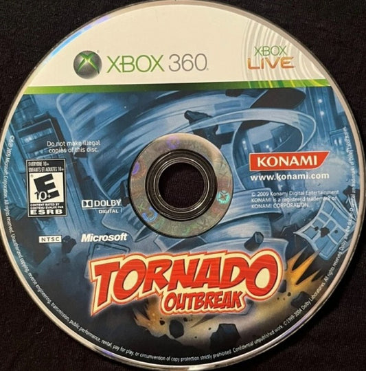 Tornado Outbreak disc for Xbox 360 (X360) action-adventure video game