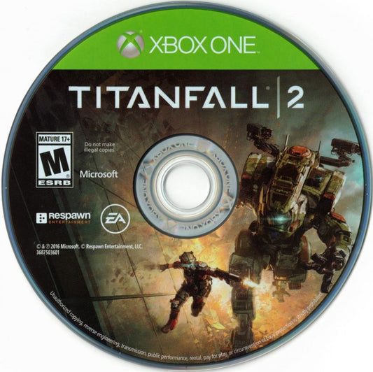Titanfall 2 Xbox One fast-paced sci-fi shooter with pilot parkour combat and powerful Titan mech battles disc
