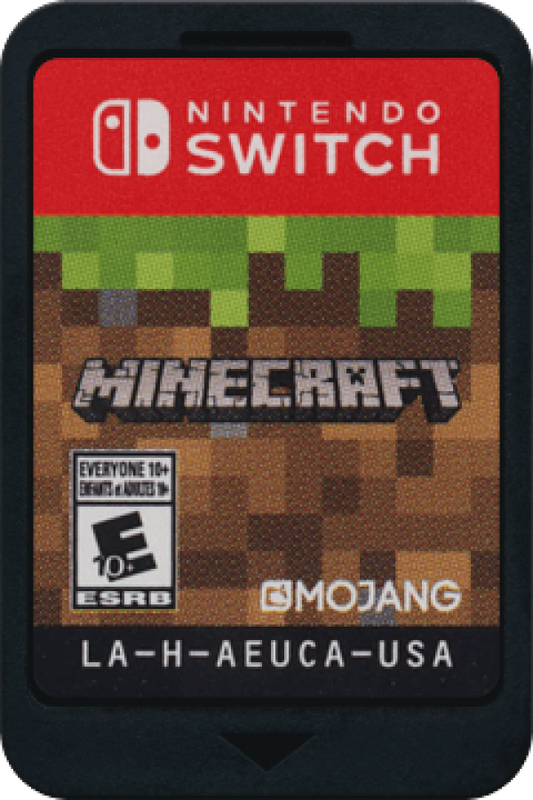 Minecraft cartridge for Nintendo Switch NS video game