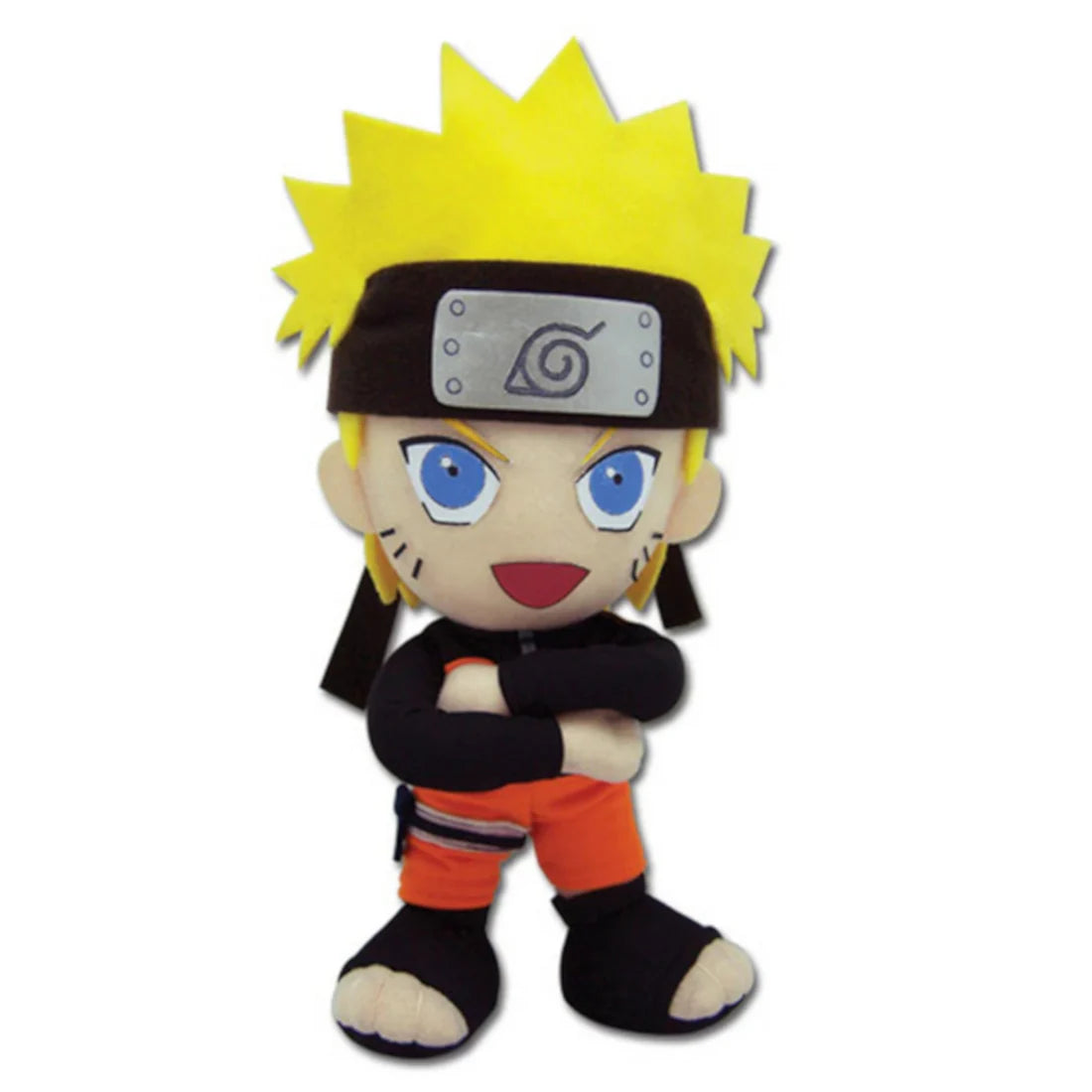 Naruto Shippuden 10 inch plush toy featuring iconic anime character design soft stuffed collectible official Naruto merchandise and ninja-themed display plush for fans