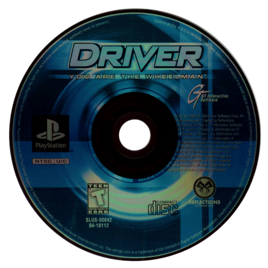 Driver: You are the Wheelman disc for PlayStation 1 (PS1) retro video game