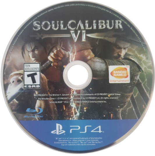 Soul Calibur VI – PlayStation 4 (PS4) video game disc, fighting game