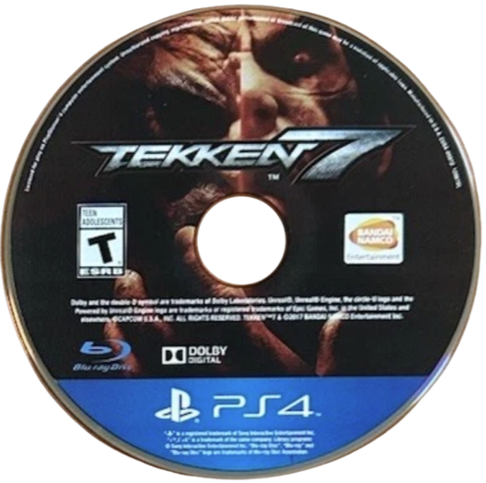 Tekken 7 – PlayStation 4 (PS4) video game disc, fighting game