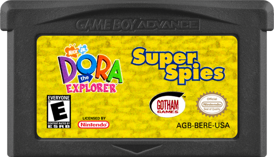 Game Boy Advance Dora the Explorer Super Spies adventure game game catridge