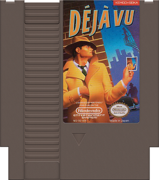 Deja Vu cartridge for Nintendo Entertainment System NES retro video game