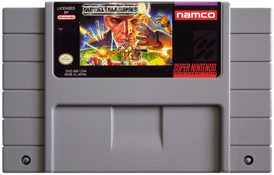 Metal Marines cartridge for Super Nintendo Entertainment System (SNES) retro video game