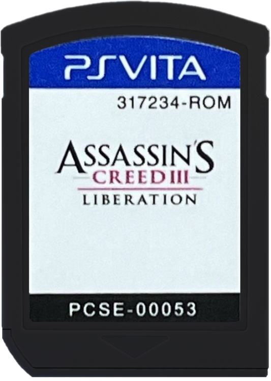 Assassin's Creed III: Liberation cartridge for PlayStation VITA (PS VITA) video game