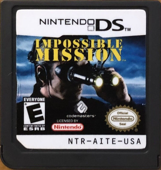 Impossible Mission cartridge for Nintendo DS (DS) puzzle platforming adventure video game