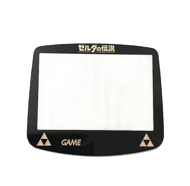Game Boy Advance IPS Glass Screen Lens - Triforce Style