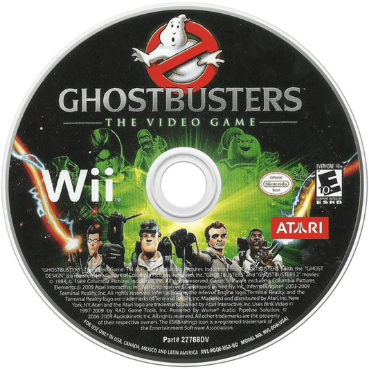 Ghostbusters: The Video Game – Nintendo Wii (Wii) action-adventure shooter disc for video game
