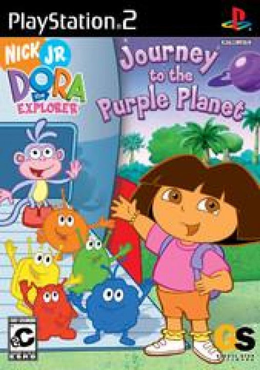 Dora the Explorer: Journey to the Purple Planet cover art for PlayStation 2 (PS2) video game