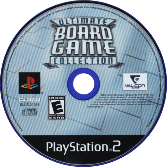 Ultimate Board Game Collection – PlayStation 2 (PS2) disc for the video game, board game compilation