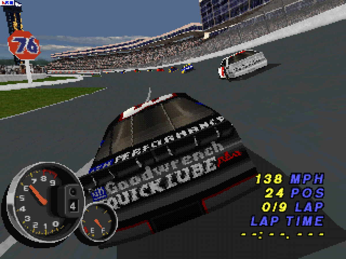 NASCAR 99 Legacy gameplay for PlayStation 1 (PS1) retro racing video game