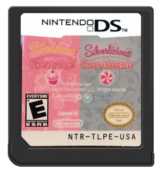 Pinkalicious Silverlicious 2-Pack cartridge for Nintendo DS (DS) children's adventure video game bundle
