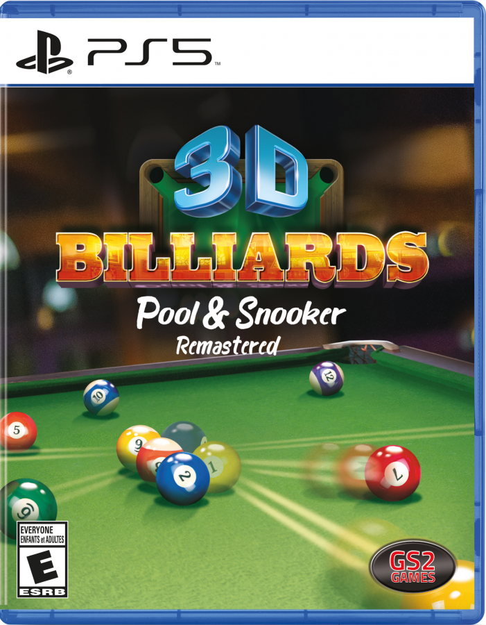 3D Billiards: Pool & Snooker Remastered cover art for PlayStation 5 (PS5) video game