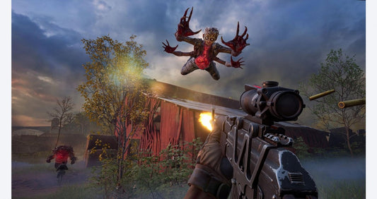 Back 4 Blood gameplay for Xbox Series X (XSX) cooperative first-person shooter video game