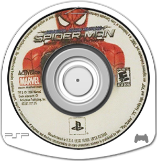 Spider-Man: Web of Shadows – Amazing Allies Edition disc for PlayStation Portable (PSP) action-adventure game
