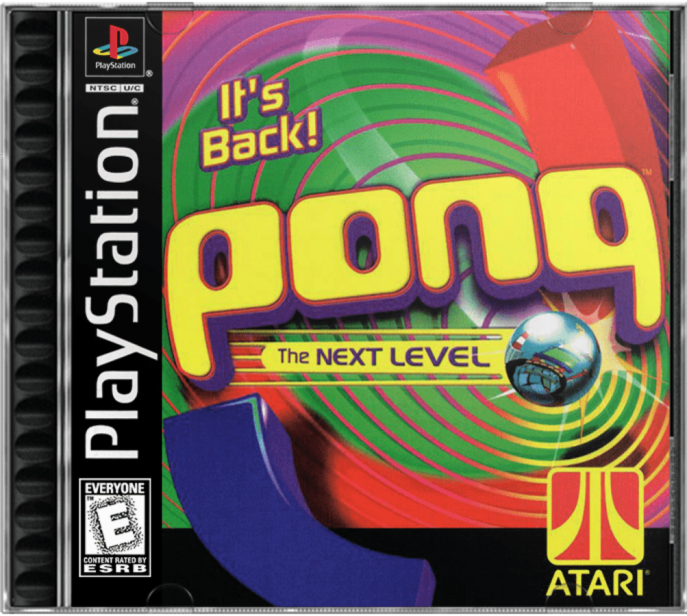 Pong: The Next Level cover art for PlayStation 1 (PS1) video game