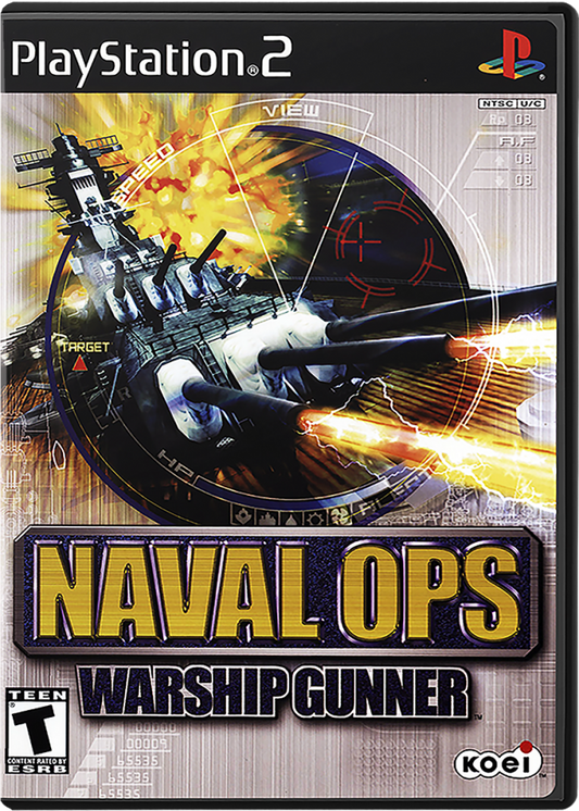 Naval Ops Warship Gunner cover art for PlayStation 2 (PS2) video game