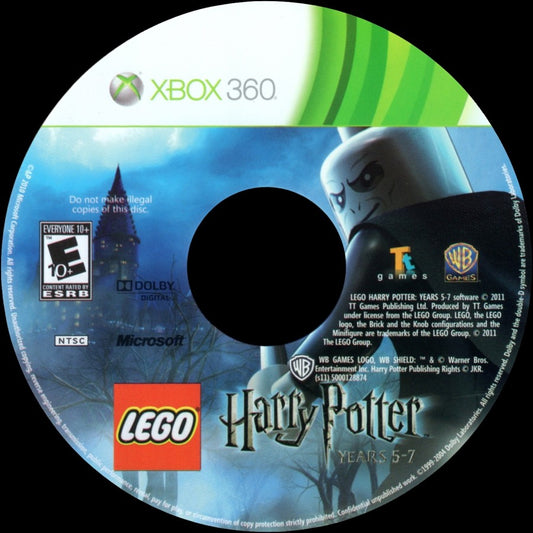 LEGO Harry Potter: Years 5-7 disc for Xbox 360 (X360) action-adventure fantasy video game