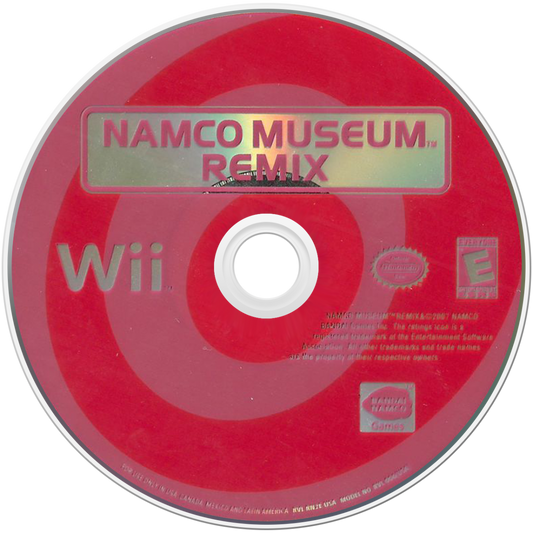 Namco Museum Remix – Nintendo Wii (Wii) arcade classic compilation party video game disc