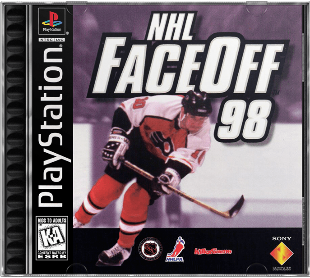 NHL FaceOff 98 cover art for PlayStation 1 (PS1) video game