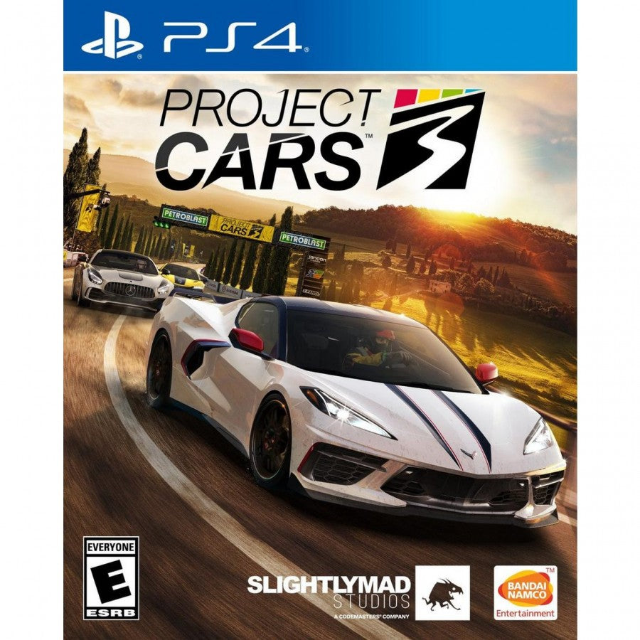 Project Cars 3 cover art for PlayStation 4 (PS4) video game