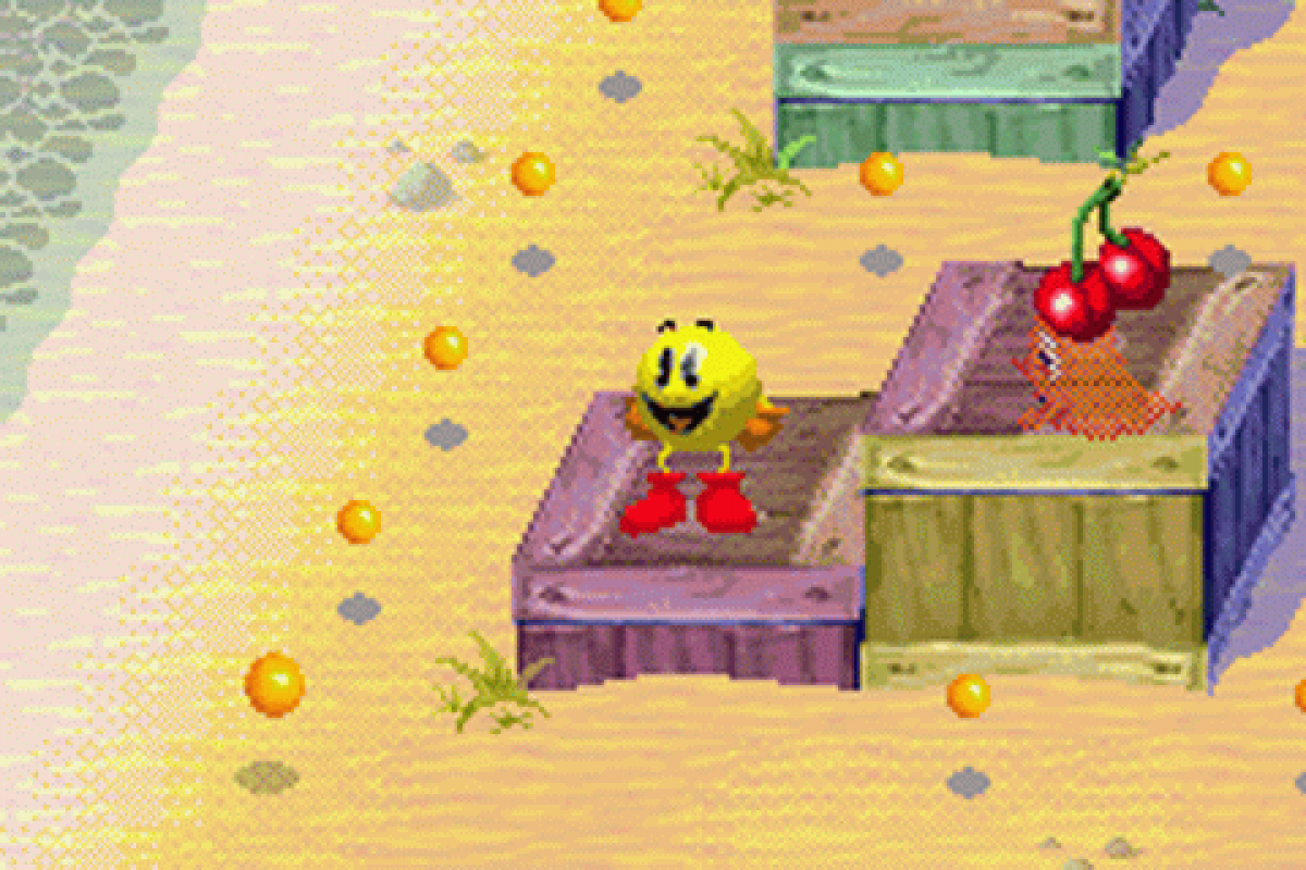 Pac-Man World – Game Boy Advance (GBA) Gameplay art