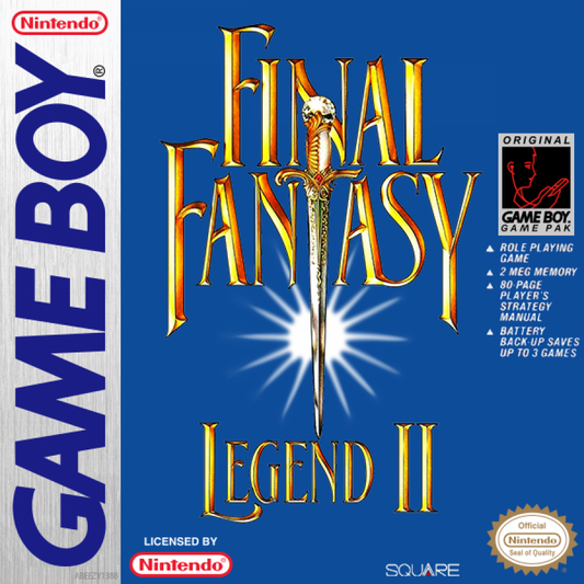 Final Fantasy Legend 2 -- GB cover art for video game