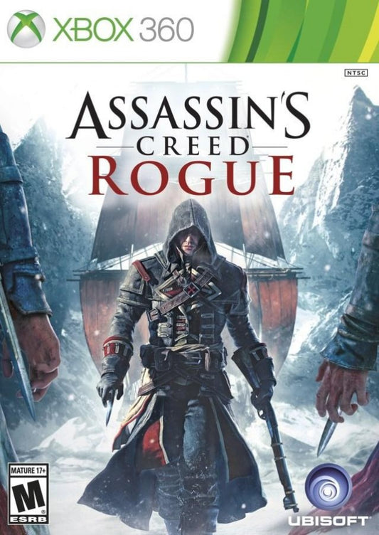 Assassin's Creed: Rogue cover art for Xbox 360 (X360) action-adventure video game