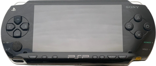 PSP 1000 console Sony PlayStation Portable original model handheld gaming system PSP 1000 fat model classic design UMD disc gaming WiFi multimedia device retro handheld gaming system Sony PSP hardware front