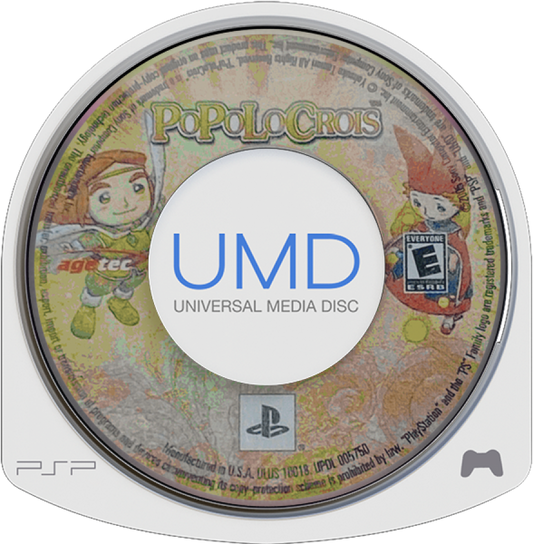 PoPoLoCrois – PlayStation Portable (PSP) disc Cover Art for this playstation portable psp game