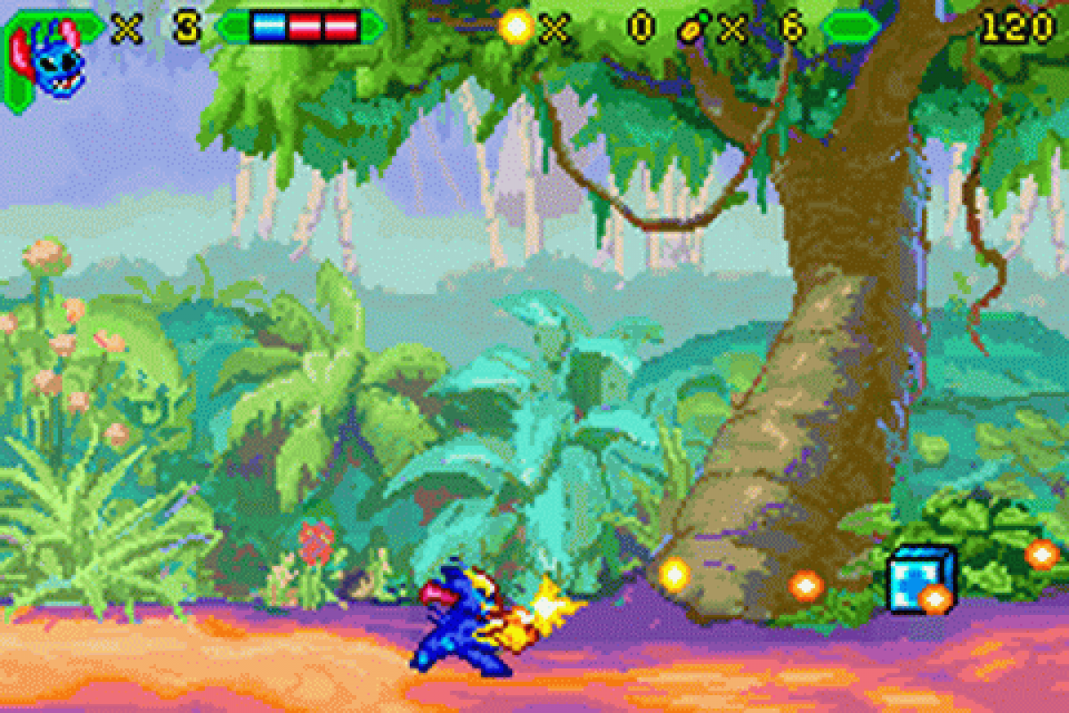 Game Boy Advance Lilo and Stitch adventure game gameplay
