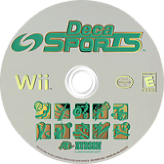Deca Sports disc art for Nintendo Wii (Wii) video game