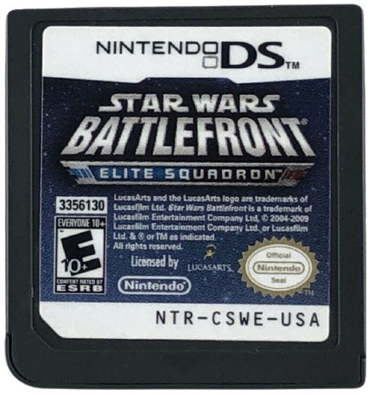 Star Wars Battlefront: Elite Squadron cartridge for Nintendo DS (DS) third-person shooter video game