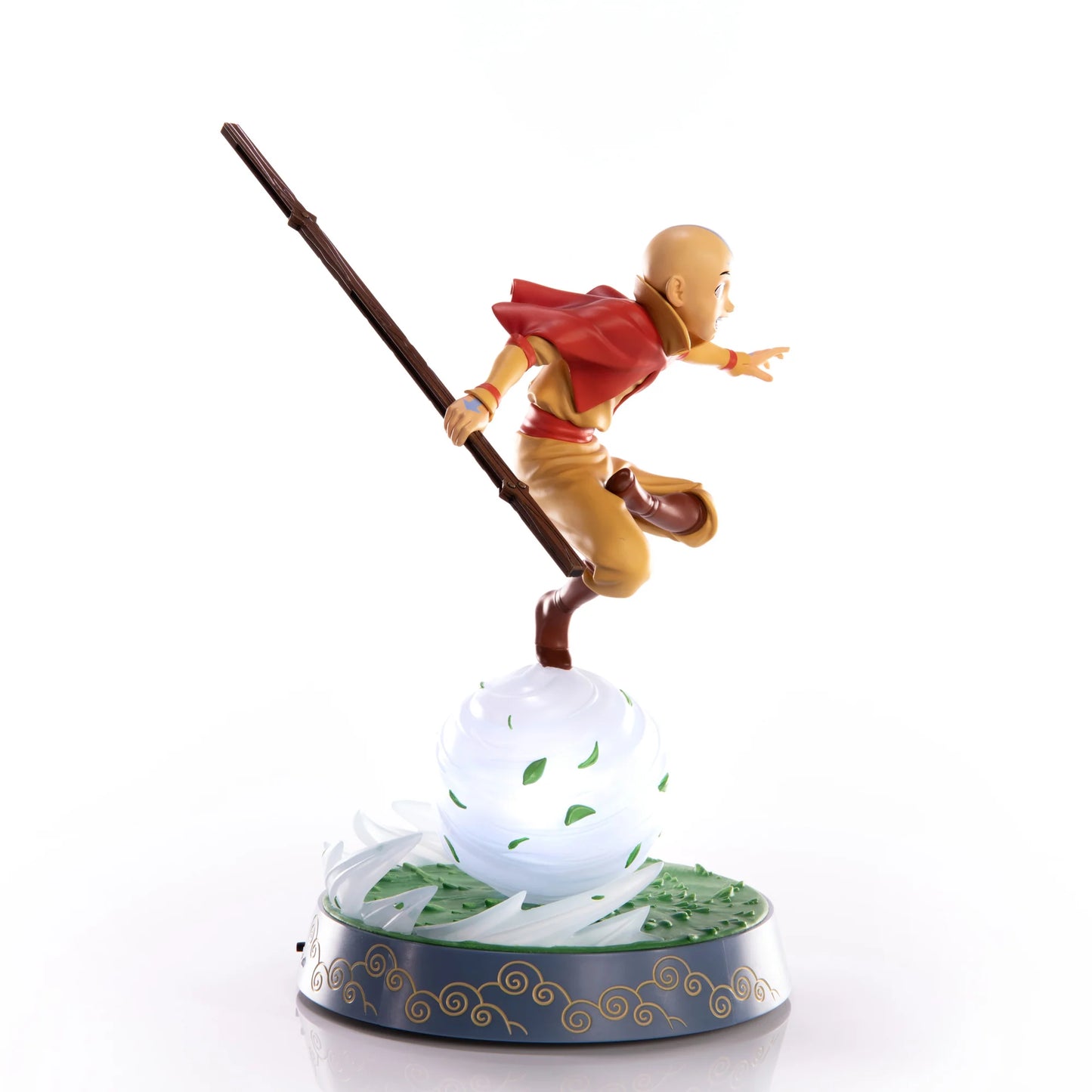 Aang 11" Statue Collector's Edition – Figure. Side view of figure