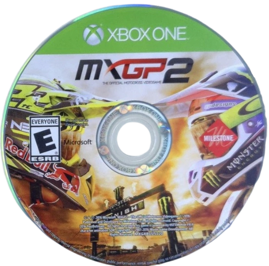 MXGP 2 disc for Xbox One (XONE) racing video game