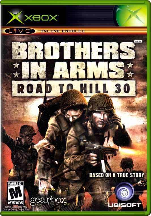 Brothers in Arms Road to Hill 30 cover art for Xbox (XBOX) video game