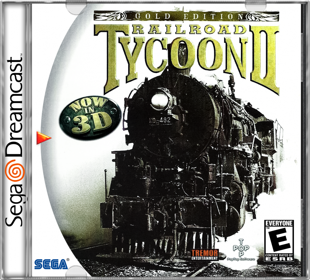 Railroad Tycoon II Gold Edition cover art for Sega Dreamcast (DC) video game