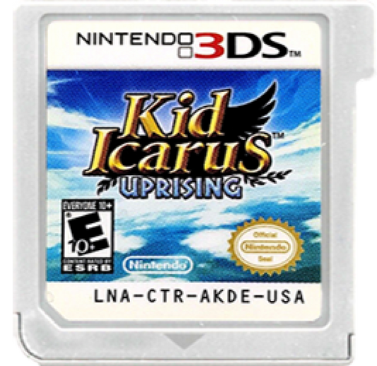Kid Icarus: Uprising cartridge for Nintendo 3DS (3DS) video game