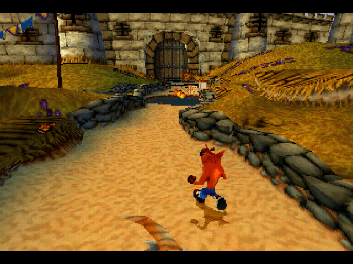Crash Bandicoot: Warped gameplay image for PlayStation 1 (PS1) retro video game