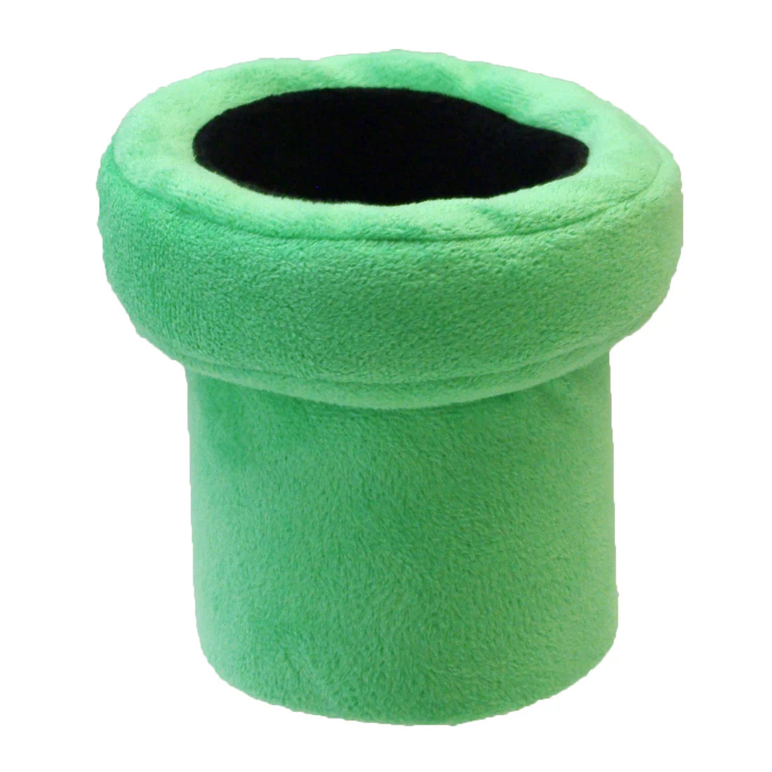 Warp Pipe 5 Inch Plush featuring Super Mario inspired design soft collectible plush iconic green warp pipe styling detailed craftsmanship display worthy gaming merchandise and collectible gaming appeal