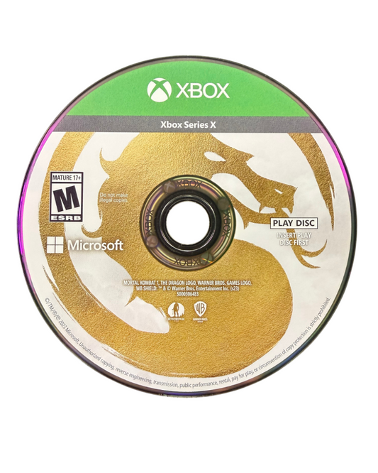 Mortal Kombat 1 Limited Edition (Xbox Series X) fighting game featuring intense one-on-one combat, the iconic Mortal Kombat roster, brutal finishing moves (Fatalities), cinematic story mode, online competitive modes, enhanced next-gen graphics and performance, plus special collectible content (such as premium steelbook, art book, and exclusive in-game items) included in the Limited Edition release for Xbox Series X. disc