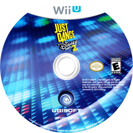 Just Dance: Disney Party 2 disc art for Nintendo Wii U (WiiU) video game