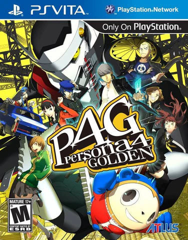 Persona 4: Golden cover art for PlayStation VITA (PS VITA) video game