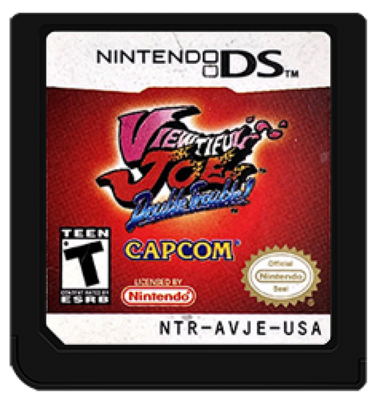 Viewtiful Joe: Double Trouble game card art for Nintendo DS (DS) video game