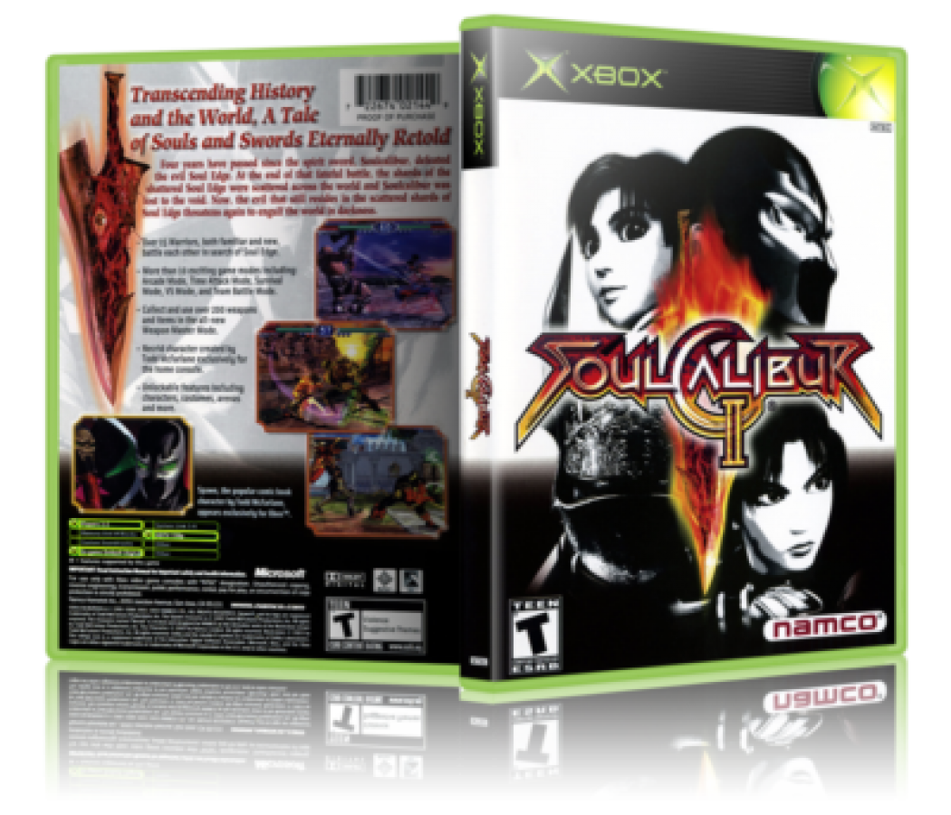 Soul Calibur II cover art for Xbox (XBOX) video game