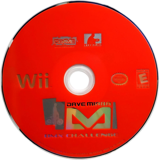Dave Mirra BMX Challenge disc for Nintendo Wii (Wii) video game